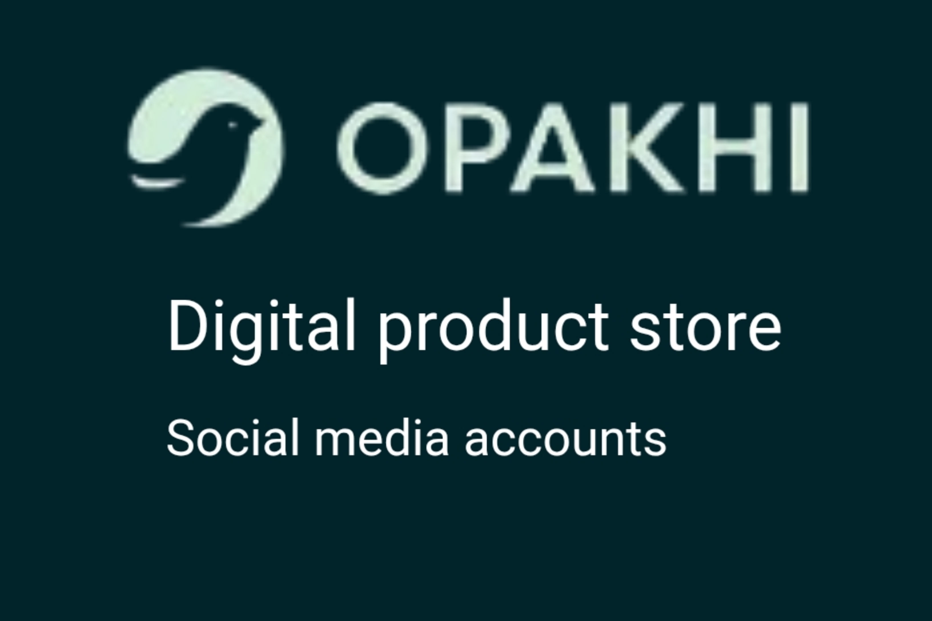 Digital Account store Opakhi.com